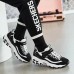 Skechers Kids Slip Resistant, Abrasion Resistant, Breathable Low Top Kids Lifestyle Shoes White Black Kids' 35