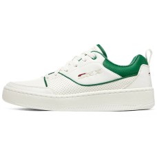 Skechers Sport Court 92 Anti Slip Wear Resistant Low Top Skateboard Shoes Men's White Green White green, 39