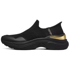 Skechers Slip Ins Anti-Slip Wear-Resistant Low-Top Casual Shoes Women's Black Черный, 35
