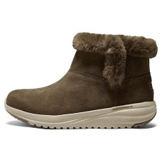 Skechers ON THE GO STELLAR Warm And Wear-Resistant Short Mid-Calf Snow Boots Women's Chocolate Коричневый, 36