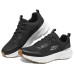 Skechers Sport Anti Slip Wear Resistant Breathable Supportive Rebound Low Top Running Shoes Men's Black White Черно-белый, 42