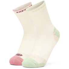 Skechers Pre-school Socks 浅粉红/微绿色, XL