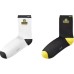 Skechers x Minions Mid Calf Socks Unisex 2 Pack 2 Pack (White/Black)-05MZ, S