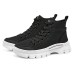 Skechers Roadies Anti Slip Wear Resistant Breathable Lightweight Cushioning High Top Canvas Shoes Women's Black Черный, 36