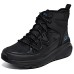 Skechers Anti-Slip Wear-Resistant Mid-Top Casual Shoes Women's Black Черный, 35