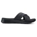 Skechers Slip Resistant Abrasion Resistant Slide Slippers Women's Black Черный, 37