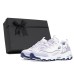 Skechers D'LITES 1.0 Joy Lemon Anti-Slip Wear-Resistant Low-Top Chunky Sneakers Women's White Purple Белый, 37.5