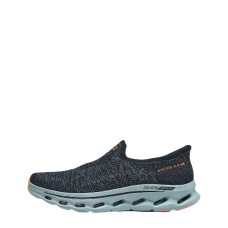 Skechers MEN'S GO WALK Wear-resistant And Lightweight Low-Top Casual Shoes Men's Black Gray Color Черный, 39.5