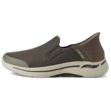 Skechers Go Walk Arch Fit Cushioning Low-Top Casual Shoes Men's Brown Коричневый, 39.5