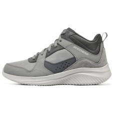 Skechers 3.0 Anti-Slip Wear-Resistant Mid-Top Casual Shoes Men's Gray 39.5