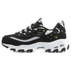 Skechers D'Lites 1.0 'Black White' Women's 37