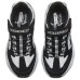 Skechers Slip Resistant Cushioning Abrasion Resistant Low Top Kids Lifestyle Shoes Black/White Teenagers 33.5