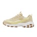 Skechers DLITES Cushioning Wear-Resistant Low-Top Chunky Sneakers Women's Yellow Mango Gloop, 37.5
