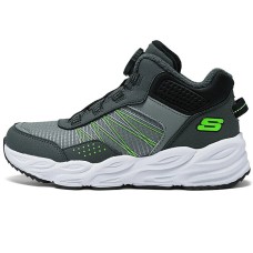Skechers Anti-Slip Cushioning Warm Mid-Top Kids Lifestyle Shoes Charcoal Gray Kids' Серый, 36