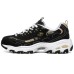Skechers D Lites 1.0 Black/White/Golden Women's 39.5