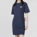 Skechers Short Sleeved Dress Women's Navy Blue Navy Blue/002Z, S