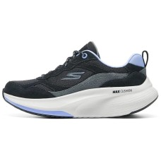 Skechers WOMEN'S GO WALK Anti-Slip Wear-Resistant Low-Top Casual Shoes Women's Black Черный/лавандовый, 36.5