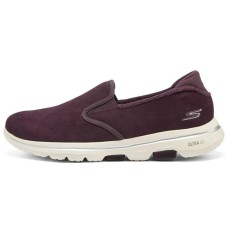 Skechers Go Walk 5 Casual Shoes Women's Low-Top Burgundy 39.5