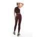 adidas Training tech fit 7/8 sculpt leggings in burgundy Бордовый, XS