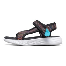 Skechers ON THE GO Children's Sandals Black Multicolor Teenagers 28.5