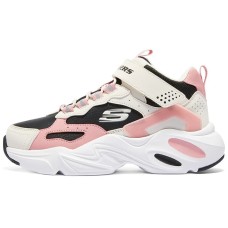 Skechers Girls Kids' Casual Shoes Kids white pink black, 30