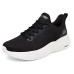 Skechers Cushioning Anti-Slip Wear-Resistant Breathability Low-Top Casual Running Shoes Men's Black Черный, 43