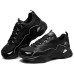 Skechers DLITES Anti-Slip Wear-Resistant Low-Top Casual Shoes Men's Black Черный, 39.5