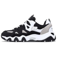 Skechers D Lites 2.0 Sneaker Black/White/Grey Women's 36