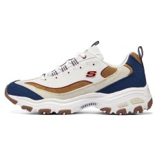 Skechers D'Lites Varsity Spirit Sneaker 'White Blue' Бежевый Синий, 41