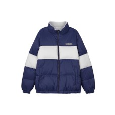 Skechers Puffer Jackets Men Medieval Blue-007D, M