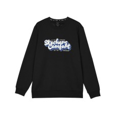 Skechers Sweatshirt Unisex Carbon Black Carbon Black 0018, 2XL