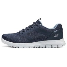 Skechers Cushioned Wear-Resistant Lightweight Low-Top Running Shoes Women's Navy Синий, 37