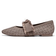 Skechers CLEO SNIP Snip Anti-Slip Wear-Resistant Low-Top Casual Shoes Women's Umber 36.5