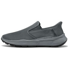 Skechers Slip Ins Abrasion Resistant Low Top Casual Shoes Men's Charcoal Gray Серый, 41