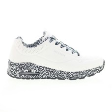 Skechers Uno Stark Mini Drip Jen Stark Mens White Lifestyle Sneakers Shoes 8.5