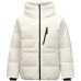 Skechers Mountain And Wild Outdoor Series Down Jacket Unisex Silver Birch White Silver birch white, 2XL