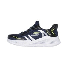 Skechers Slip-Resistant Breathable Kids Lifestyle Shoes Blue Black Children Aged 3-7 Years Old navy blue/black, 34