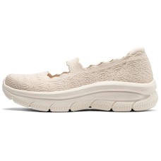 Skechers Cushioning Wear-Resistant Low-Top Casual Shoes Women's Beige Бежевый, 38