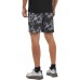 Skechers Casual Shorts Men Light Ink Black All Over Print Light Ink Black All Over Print, L