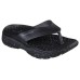 Skechers CRESTON ULTRA Rubber Sole Slide Slippers Men's Black 42