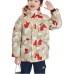 Skechers Down Jacket Irregular Shape Camouflage Red Gemstone Kids' Profiled camouflage ruby, 2XL