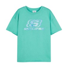 Skechers Kids T-Shirts Pink Green/000U, 150