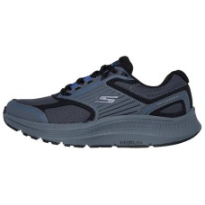 Skechers GO RUN Anti-Slip Wear-Resistant Low-Top Training Running Shoes Men's Gray Blue Древесный уголь/Синий, 39.5
