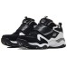 Skechers D'Lites Train Mid Top Daddy Shoes Black/White Women's 35