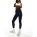 adidas Training techfit stash pocket full-length leggings in blue Черный, 2XS