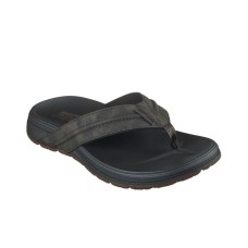 Men's Relaxed Fit- Patino - Marlee Memory Foam Thong Sandals from Finish Line Коричневый, 8