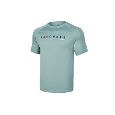 Skechers Straight T-Shirt Men's Green-0069, XL