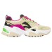 Skechers Stamina V2 Chunky Sneakers Women's Low-Top Natural/Multicolor 35