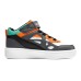 Skechers Sport Court 92 Anti Kick Cushioning Low Top Kids' Skateboarding Shoes Orange Black Teenagers 27.5