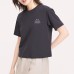 Skechers Drop Shoulder Sleeve T-Shirt Women's Periscope Gray Periscope Gray/0403, M